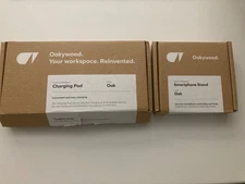 Oakywood Oak Wood Wireless Charging Pad & Smartphone Stand OakyBlocks