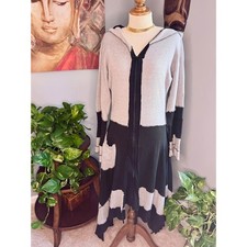 Handmade Upcycled Patchwork Hooded Thermal Cotton Coat by Jeorjia Shea— Signed