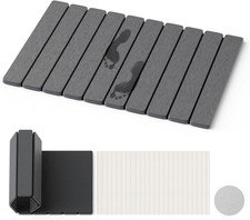 Dayacoco Non Slip Stone Bath Mat, 23x15.3" Foldable Quick Dry Stone Shower Mat