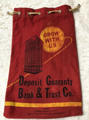 Vintage Deposit Guaranty Bank and Trust BANK BAG - JACKSON, MISSISSIPPI