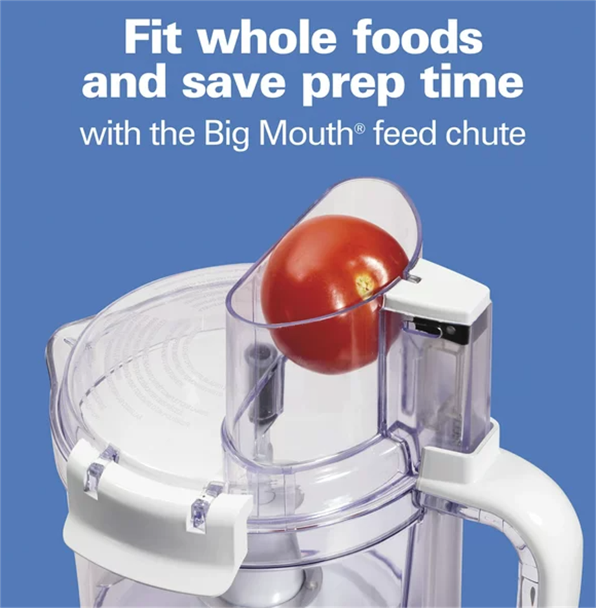 Hamilton Beach Stack & Snap 12 Cup Food Processor Meat Vegetable