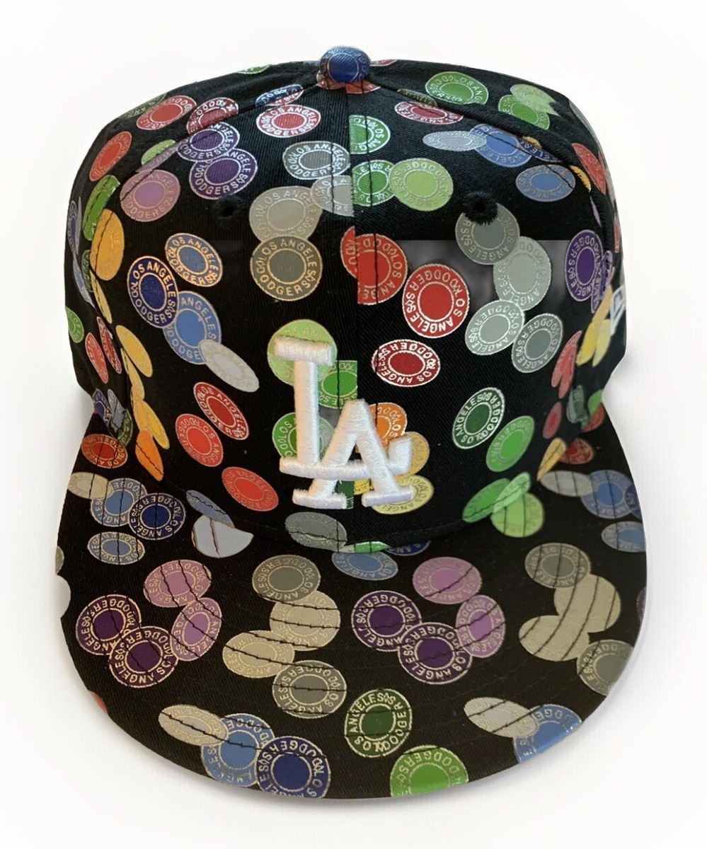 ウェア MLB DODGERS COTTON BASEBALL S/S New Era Polka Dots LA LOS ANGELES DODGERS 5950 MLB Fitted Hat