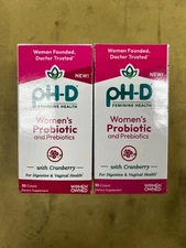 2 pH-D Feminine Health Women's Probiotic and Prebiotics with Cranberry - 30 Each
