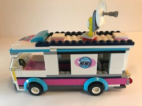 Lego Friends Heartlake News Van 41056 NO BOX Missing 1Manual 95% Complete