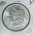 1891-P MORGAN SILVER DOLLAR ~ BU+ ~NICE COIN~