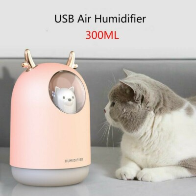 Air Humidifier 7 Color Night Lights Cool Mist Aroma Diffuser Humidificador