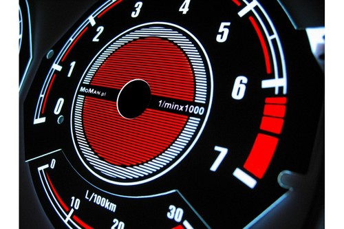 BMW E32 & E34 glow gauge plasma dials tachoscheibe glow shift indicators MPH KMH - Picture 7 of 8