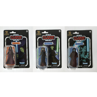 Star Wars TVC CW Bariss Offee, Luminara Unduli, Aayla Secura VC214, VC215, VC217