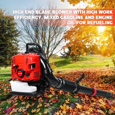 1 Set Leaf Blower High Power 4 Stroke 900 CFM ABS Backpack Snow Blower