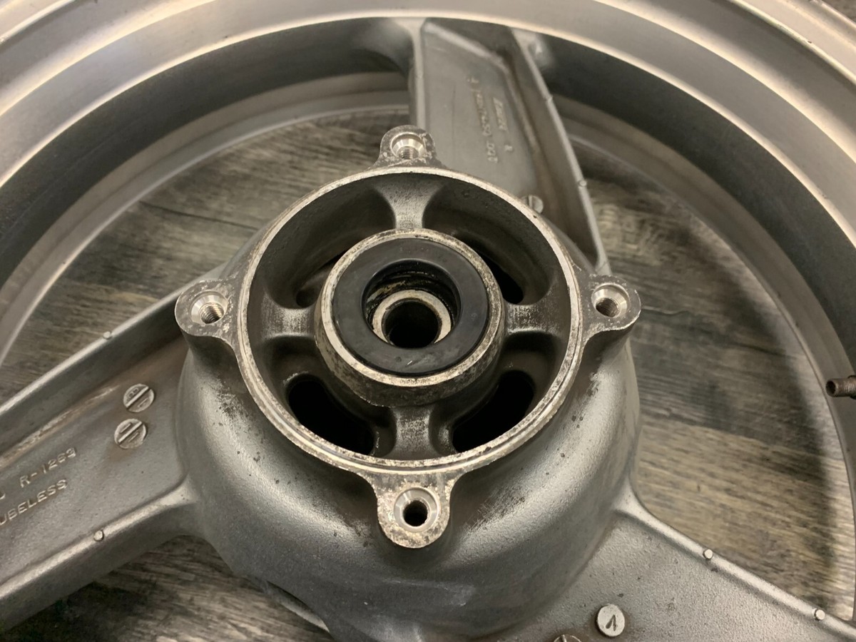 Kawasaki 1990-1993 ZX600 ZX6D Ninja OEM Rear Wheel Rim - STRAIGHT