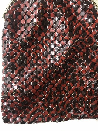 Vtg Whiting & Davis Mesh So Cool Purse Shoulder Bag Chain Strap Handbag Orig - Picture 2 of 12