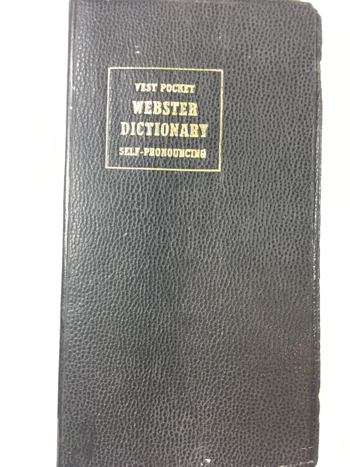 Vest Pocket Webster Dictionary Self-Pronouncing Vintage 1962 Book-image