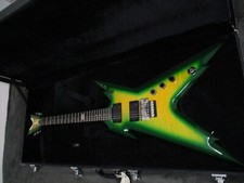 Dean Rzr 255 Razorback Guitar Green/yellow (slime)