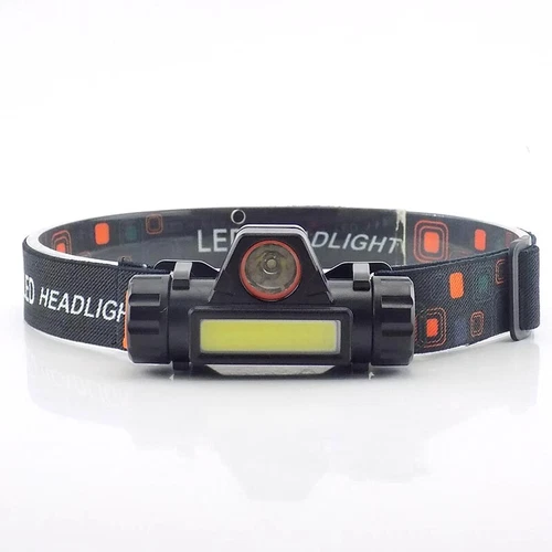 COB XPE USB Wiederaufladbare LED Stirnlampe Mini Headlight Kopflampe Taschenlampe - Bild 1 von 7