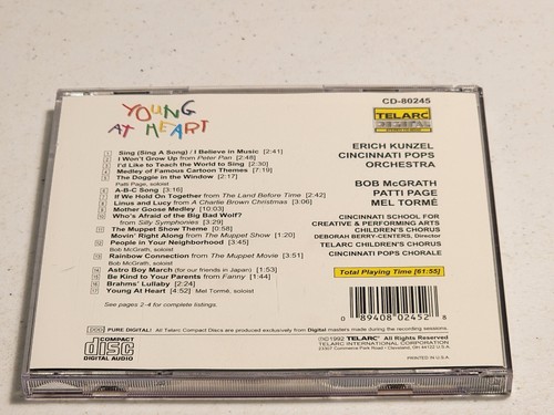 Young at Heart - Music CD - Jean Sibelius - 1992-10-27 - Telarc - Picture 2 of 5