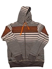 Micros Men's Hoodie Sweater Multicolor Size Medium Full Zip Brand New