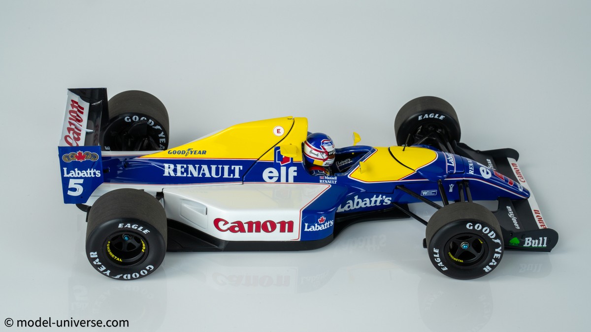 ミニカー MINICHAMPS WILLAMS FW14 1/18 1/18 Minichamps 1992 Formula 1 Nigel Mansell Williams FW14B