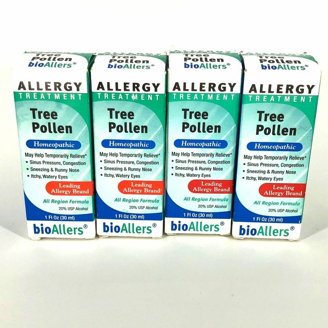 4 Pack Bioallers Tree Pollen Natural Homeopathic Allergy Relief eBay