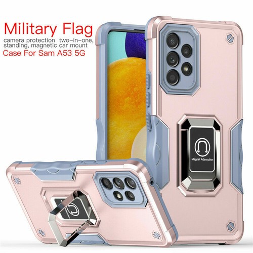 Luxury Shockproof Ring Stand Hybrid Cover Case For A13 A32 A53 A12 A22 A73 A21S - Picture 13 of 20