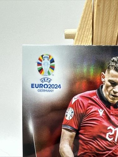 2024 Topps Chrome UEFA Euro #148 Color Match /99 KRISTJAN ASLLANI Albania - Picture 2 of 14