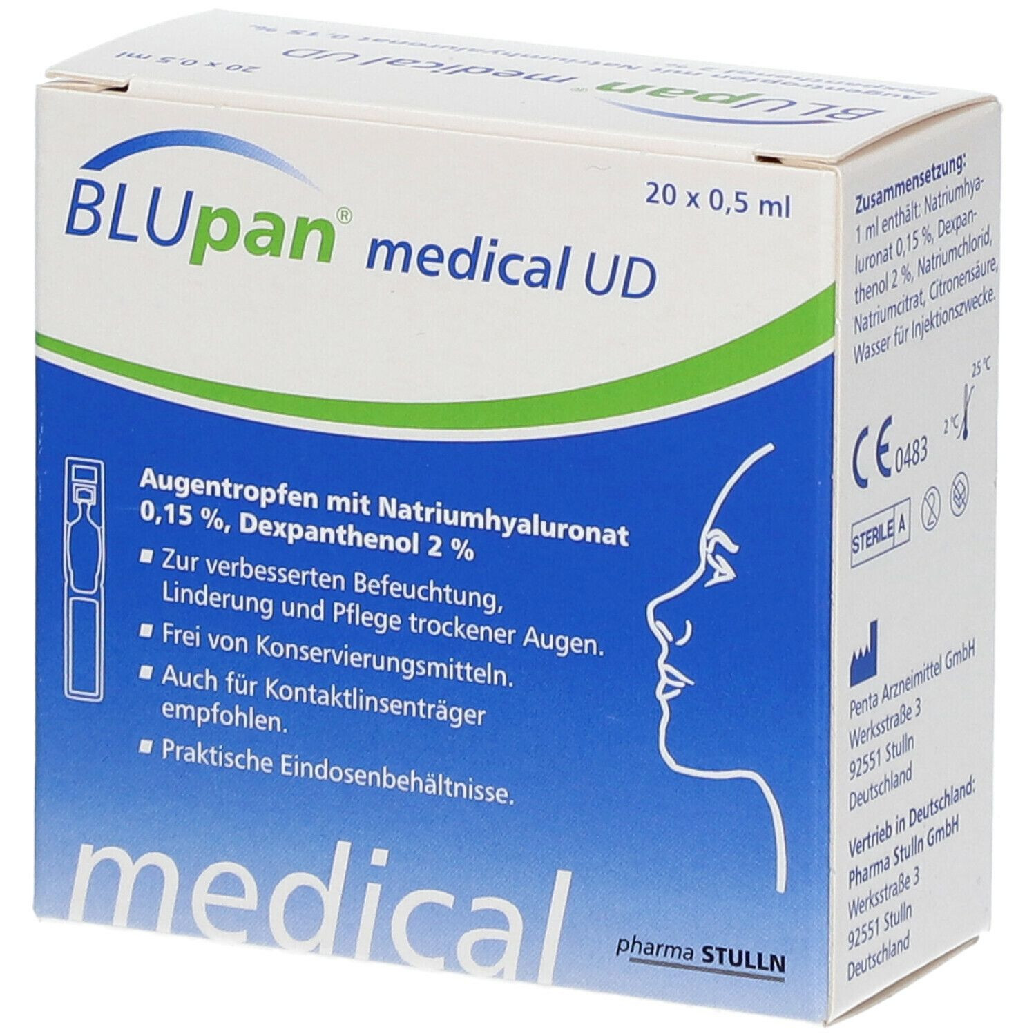 Blupan medical UD Augentropfen (20X0.5 ml)