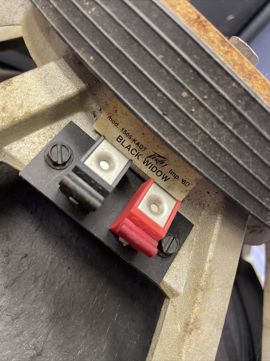 15inch ウーファー Black Widow 1505-KADT Peavey 1505-8 KADT BW Black Widow Speaker | zZounds