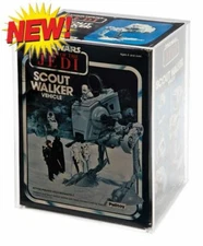 GW Acrylic Display Case - Boxed Kenner Vintage AT-ST Scout Walker (AVC-017)