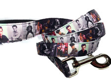 Elvis Inspired Dog leash, 1 inch width, choose your length