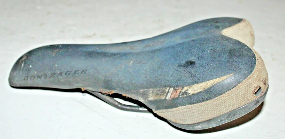 Sillín de bicicleta de carretera Bontrager 255/140 mm negro cómodo híbrido MTB envío rápido a EE. UU. Foto 4 de 4