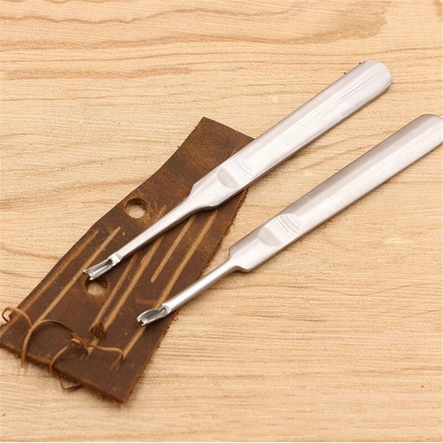 leather leathercraft tool kit stitching u+v shaped groover skiving edge bevel JO