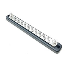 20 Way Power Distribution Bus Bar - Auto & Marine 150A Rated - 20 x 4mm Screws