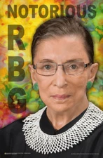 Notorious RGB Tye Dye Poster - 11.5x17.5 - Laminated