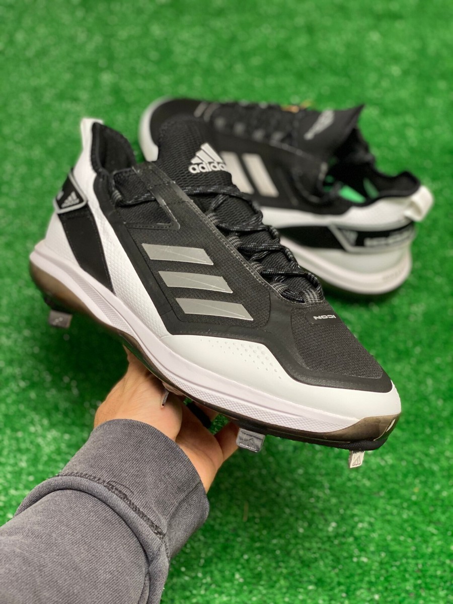 Adidas Men\'s Icon 7 Boost Metal Baseball Cleats Core Black/White FY4178 Size 12 Size 10.5 - adidas Icon 7 Boost Black White for sale online  main image 2