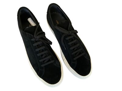 BRAND NEW - Common Projects Achilles Low Suede Black Sneakers