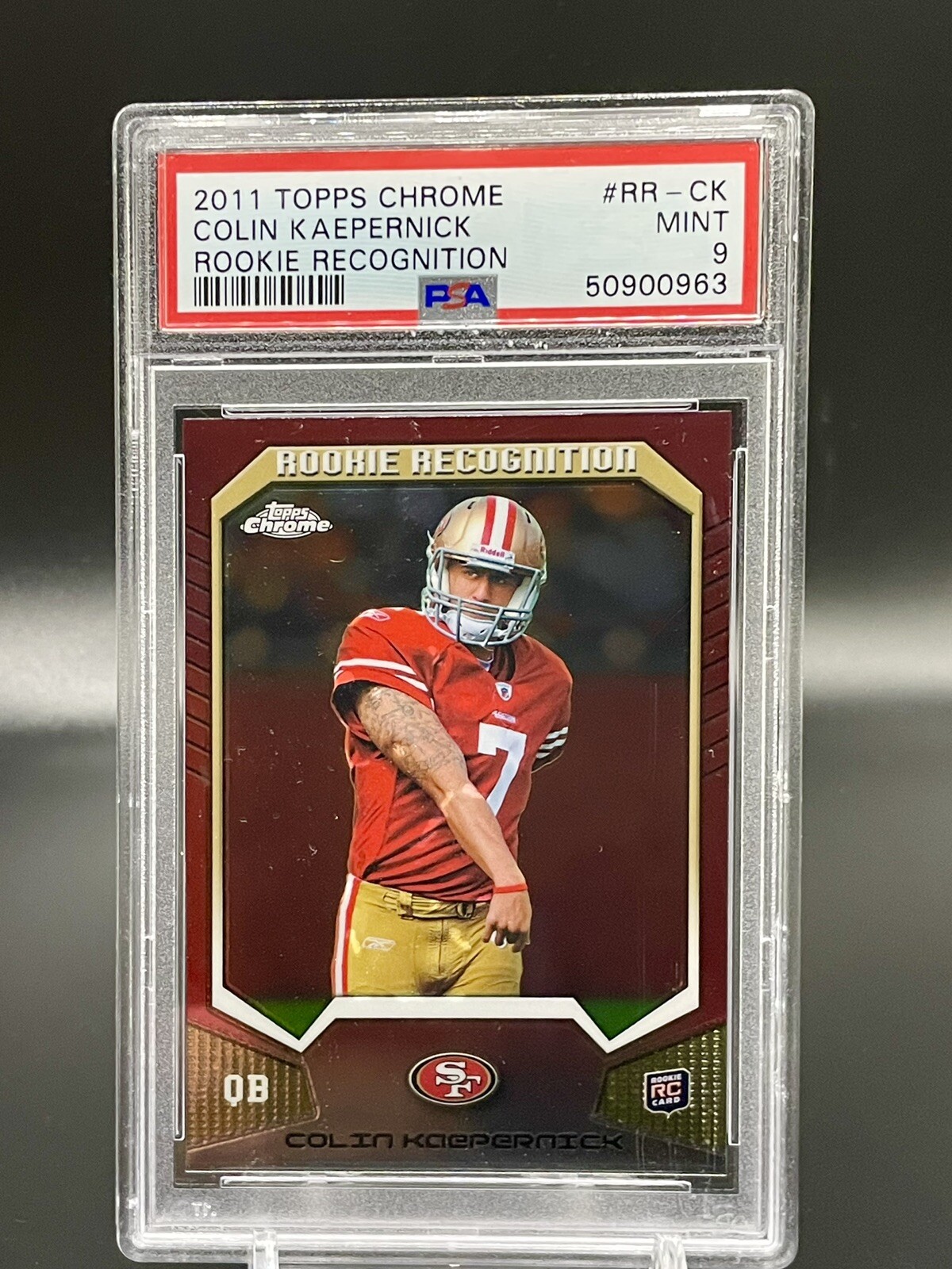 Colin Kaepernick Topps Chrome Rookie Recognition #RRCK Base