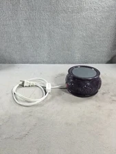 Purple SC JOHNSON & SON CANDLE JAR WAX WARMER Plate Ceramics - Bottom Only!