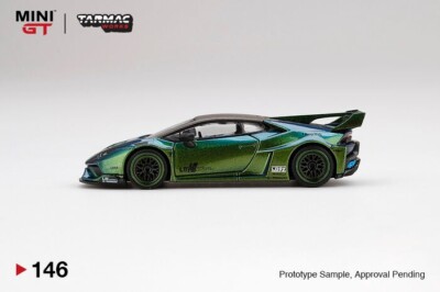 miniGT No.146のランボルギーニ ウラカン MINI GT 146 LB WORKS Lamborghini Huracán GT Magic Green LHD