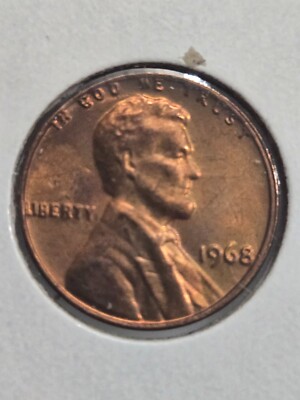 Rare 1968 Penny With No Mint Mark Multiple Errors - see photos