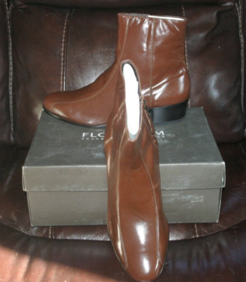 Florsheim Mens Duke  Cognac Ankle Boots Shoes 13 3E Extra Wide (EEE) Brand New!!