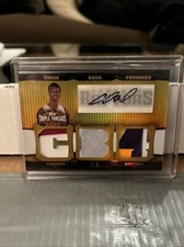2006-07 Topps Triple Threads Relic Auto Gold 7/9 Chris Bosh #TTRA-33 Auto HOF