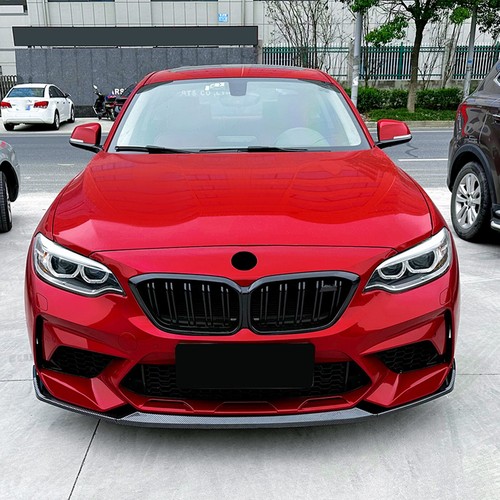 For BMW 2 Series F87 M2 Coupe 2016-21 2019 Front Bumper Spoiler Splitter Lip Kit - Picture 7 of 11