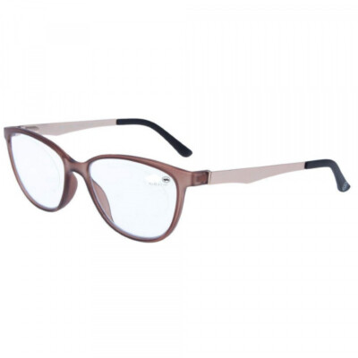 B&S READY READER PLASTIC MATT COCOA +1.0 | Elegante Lesebrille in Matt-Cocoa