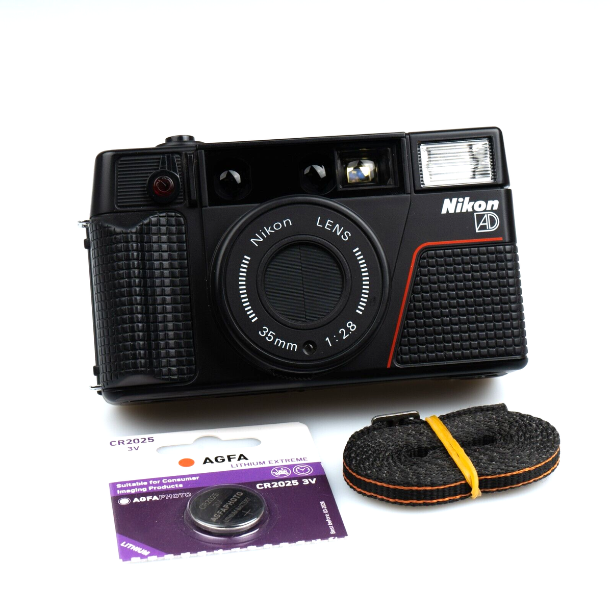 フィルムカメラ Nikon AD3 35mm 1:2.8 NEW* TESTED Nikon L35AD2 L35 AF 2 Date New Pikaichi 2.8 35mm