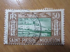 TIMBRE DE S.P.M. N° 147  OBLITERATION PAQUEBOT NORTH SYDNEY