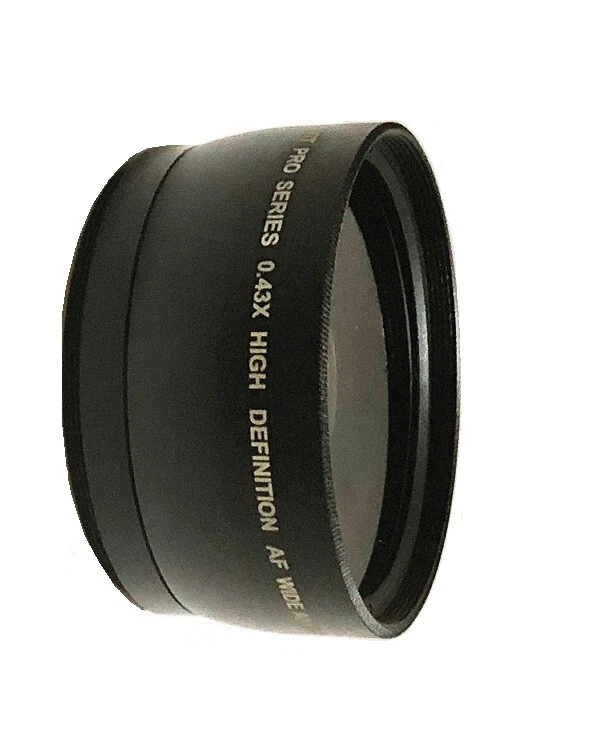 Lente gran angular 58 mm 0,43x apta para cámara/vídeo Sony Olympus Canon Samsung Foto 2 de 4