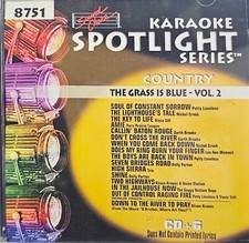 SC8751 GRASS IS BLUE RARE SOUND CHOICE KARAOKE CDG LOT WA