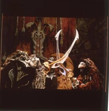 The Dark Crystal Skesis holding fantasy swords Original 2.25 x 2.25 Transparency