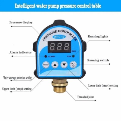 WPC-10 Automatic Eletronic Digital Display Pressure Controller Switch
