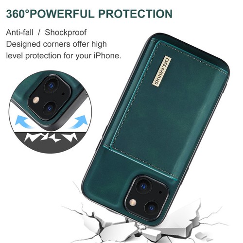 For iPhone 16 15 14 13 12 Pro Max 8 Removable Magnetic Leather Wallet Case Cover - Picture 52 of 71