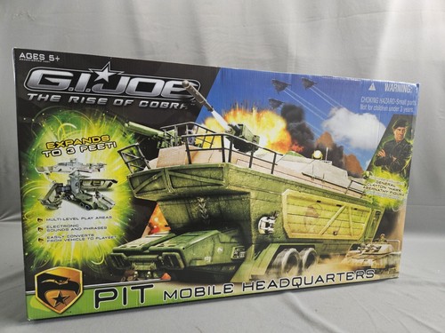 GI Joe Rise of Cobra 2009 Pit Mobile Headquarters nuevo sellado - Imagen 2 de 7